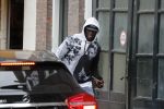 Amsterdam 1 oktober 2017
Romelu Lukaku en zijn vriendin Saar mens bij haar huis in Amsterdam.