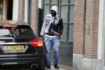 Amsterdam 1 oktober 2017
Romelu Lukaku en zijn vriendin Saar mens bij haar huis in Amsterdam.
