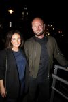 Amsterdam 16 oktober 2017 
Opening van het nieuwe restaurant van Won Yip Sushisamba bij het holland casino. Saar Koningbergen met vriend
