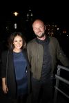 Amsterdam 16 oktober 2017 
Opening van het nieuwe restaurant van Won Yip Sushisamba bij het holland casino. Saar Koningbergen met vriend