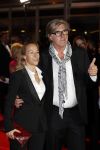 Amsterdam 12 oktober 2017 
Uitreiking televizierring in het afas live theater. Sandra Ysbrandy  met man