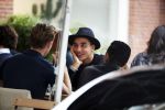 Amsterdam 13 oktober 2017 
Timor Steffens op terras