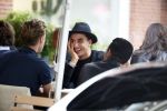 Amsterdam 13 oktober 2017 
Timor Steffens op terras