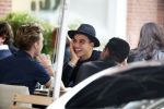 Amsterdam 13 oktober 2017 
Timor Steffens op terras