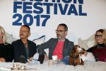 Amsterdam 6 oktober 2017 
Event van de Nederlandse Voque met Fiona Hering Hoofdredactrice Karin Swerink en Viktor & Rolf met hun hondje. Het event vindt plaats in het Amstel Hotel