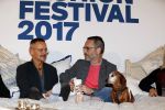 Amsterdam 6 oktober 2017 
Event van de Nederlandse Voque met Fiona Hering Hoofdredactrice Karin Swerink en Viktor & Rolf met hun hondje. Het event vindt plaats in het Amstel Hotel