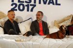 Amsterdam 6 oktober 2017 
Event van de Nederlandse Voque met Fiona Hering Hoofdredactrice Karin Swerink en Viktor & Rolf met hun hondje. Het event vindt plaats in het Amstel Hotel