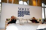 Amsterdam 6 oktober 2017 
Event van de Nederlandse Voque met Fiona Hering Hoofdredactrice Karin Swerink en Viktor & Rolf met hun hondje. Het event vindt plaats in het Amstel Hotel