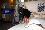 Amsterdam 6 oktober 2017 
Event van de Nederlandse Voque met Fiona Hering Hoofdredactrice Karin Swerink en Viktor & Rolf met hun hondje. Het event vindt plaats in het Amstel Hotel