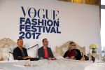 Amsterdam 6 oktober 2017 
Event van de Nederlandse Voque met Fiona Hering Hoofdredactrice Karin Swerink en Viktor & Rolf met hun hondje. Het event vindt plaats in het Amstel Hotel