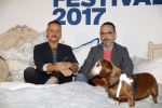 Amsterdam 6 oktober 2017 
Event van de Nederlandse Voque met Fiona Hering Hoofdredactrice Karin Swerink en Viktor & Rolf met hun hondje. Het event vindt plaats in het Amstel Hotel