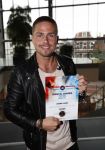Utrecht 1 oktober 2018
Uitreiking buma prijzen in vredenburg/tivoli. Andre Hazes kwam met zijn vriendin Monique.