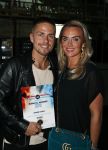 Utrecht 1 oktober 2018
Uitreiking buma prijzen in vredenburg/tivoli. Andre Hazes kwam met zijn vriendin Monique.
