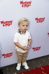 Den Haag 14 oktober 2018
Premiere Woezel en pip in koninklijke schouwburg Den haag. Monique Hazes kwam met haar zoontje Andre Hazes jr