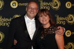 Amsterdam 11 oktober 2018
Uitreiking televizierring in AFAS LIVE.
Beau v Erven Dorens in de grote winnaar. Astrid Kersseboom met man