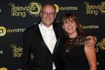 Amsterdam 11 oktober 2018
Uitreiking televizierring in AFAS LIVE.
Beau v Erven Dorens in de grote winnaar. Astrid Kersseboom met man