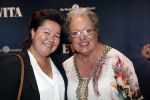 Amsterdam 22 augustus 2018
Premiere Evita in carre. Astrid Nijgh en partner Louise Schmidt