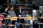 Amsterdam 3 november 2018
Atilay Uslu met zijn vrouw op terras.