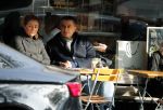 Amsterdam 3 november 2018
Atilay Uslu met zijn vrouw op terras.