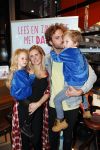 Amstelveen 9 november 2018
Boekpresentatie Jim Bakkum en Kirsten Michel . Bettina Holwerda zwanger met hun kinderen