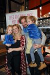 Amstelveen 9 november 2018
Boekpresentatie Jim Bakkum en Kirsten Michel . Bettina Holwerda zwanger met hun kinderen