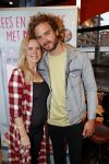 Amstelveen 9 november 2018
Boekpresentatie Jim Bakkum en Kirsten Michel . Bettina Holwerda zwanger met hun kinderen