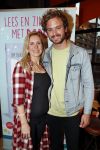 Amstelveen 9 november 2018
Boekpresentatie Jim Bakkum en Kirsten Michel . Bettina Holwerda zwanger met hun kinderen