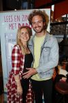 Amstelveen 9 november 2018
Boekpresentatie Jim Bakkum en Kirsten Michel . Bettina Holwerda zwanger met hun kinderen