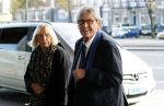 Amsterdam 27 oktober 2018
Herdenkingsdienst voor Wim Kok in het Concertgebouw van Amsterdam. Bram peper met zijn vrouw