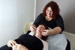 Amsterdam 4 oktober 2018
Bruni Heinke wordt behandels door Agniezka van Bodyfix.