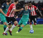 Eindhoven, 24 Oktober 2018 PSV-Tottemham Hotspur.
Duel in de voorronde Champions League, eindstand 2-2.
Christian Eriksen
