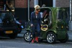 Amsterdam 16 oktober 2018
Connie Witteman doet boodschappen met haar dochter Constanza Breukhoven in haar Connieâ€™s Creative car concept.