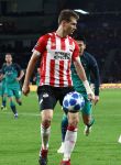 Eindhoven, 24 Oktober 2018 PSV-Tottemham Hotspur.
Duel in de voorronde Champions League, eindstand 2-2.
Daniel Schwaab