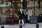 Amsterdam 7 november 2018
Dave Roelvink bij de rechtbank van Amsterdam waar hij voor moet komen voor rijden onder invloed en snelheid. Dave met zijn manager Frank Wisse