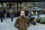 Amsterdam 7 november 2018
Dave Roelvink bij de rechtbank van Amsterdam waar hij voor moet komen voor rijden onder invloed en snelheid.