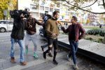 Amsterdam 7 november 2018
Dave Roelvink bij de rechtbank van Amsterdam waar hij voor moet komen voor rijden onder invloed en snelheid. Aran Bade van RTL Boulevard
