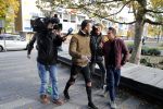 Amsterdam 7 november 2018
Dave Roelvink bij de rechtbank van Amsterdam waar hij voor moet komen voor rijden onder invloed en snelheid. Aran Bade van RTL Boulevard
