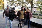 Amsterdam 7 november 2018
Dave Roelvink bij de rechtbank van Amsterdam waar hij voor moet komen voor rijden onder invloed en snelheid. Aran Bade van RTL Boulevard