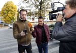 Amsterdam 7 november 2018
Dave Roelvink bij de rechtbank van Amsterdam waar hij voor moet komen voor rijden onder invloed en snelheid. Aran Bade van RTL Boulevard