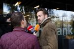 Amsterdam 7 november 2018
Dave Roelvink bij de rechtbank van Amsterdam waar hij voor moet komen voor rijden onder invloed en snelheid.