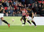 Eindhoven, 20 Oktober 2018 Kompetitiewedstrijd PSV-SC Emmen, eindstand 6-0 Seizoen 2018-2019
Denzel Dumfries