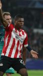 Eindhoven, 24 Oktober 2018 PSV-Tottemham Hotspur.
Duel in de voorronde Champions League, eindstand 2-2.
Denzel Dumfries