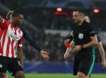 Eindhoven, 24 Oktober 2018 PSV-Tottemham Hotspur.
Duel in de voorronde Champions League, eindstand 2-2.
Denzel Dumfries