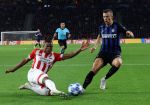 Eindhoven, 3 Oktober 2018 2e wedstrijd CL Seizoen 2018-2019
PSV-Internazionale Milan, eindstand 1-2
Denzel Dumfries en Ivan Perisic