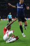 Eindhoven, 3 Oktober 2018 2e wedstrijd CL Seizoen 2018-2019
PSV-Internazionale Milan, eindstand 1-2
Denzel Dumfries en Ivan Perisic