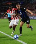 Eindhoven, 3 Oktober 2018 2e wedstrijd CL Seizoen 2018-2019
PSV-Internazionale Milan, eindstand 1-2
Denzel Dumfries en Ivan Perisic