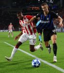 Eindhoven, 3 Oktober 2018 2e wedstrijd CL Seizoen 2018-2019
PSV-Internazionale Milan, eindstand 1-2
Denzel Dumfries en Ivan Perisic