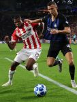 Eindhoven, 3 Oktober 2018 2e wedstrijd CL Seizoen 2018-2019
PSV-Internazionale Milan, eindstand 1-2
Denzel Dumfries en Ivan Perisic