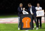 Amsterdam 13 oktober 2018
Nederland - Duitsland in de Johan Cruijff arens . eindstand 3-0
Na de Wedstrijd werden Dirk Kuyt en Rafael v d Vaart  gehuldigd. Dirk had zijn vrouw Gertrude en kinderen meegenomen. Rafael had zijn vriendin Estavan Polman en zijn kinderen Damian en Jesslynn meegenomen . Ook zijn ouders en schoonouders waren erbij.