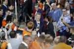 Amsterdam 13 oktober 2018
Nederland - Duitsland in de Johan Cruijff arens . eindstand 3-0
Na de Wedstrijd werden Dirk Kuyt en Rafael v d Vaart  gehuldigd. Dirk had zijn vrouw Gertrude en kinderen meegenomen. Rafael had zijn vriendin Estavan Polman en zijn kinderen Damian en Jesslynn meegenomen . Ook zijn ouders en schoonouders waren erbij.